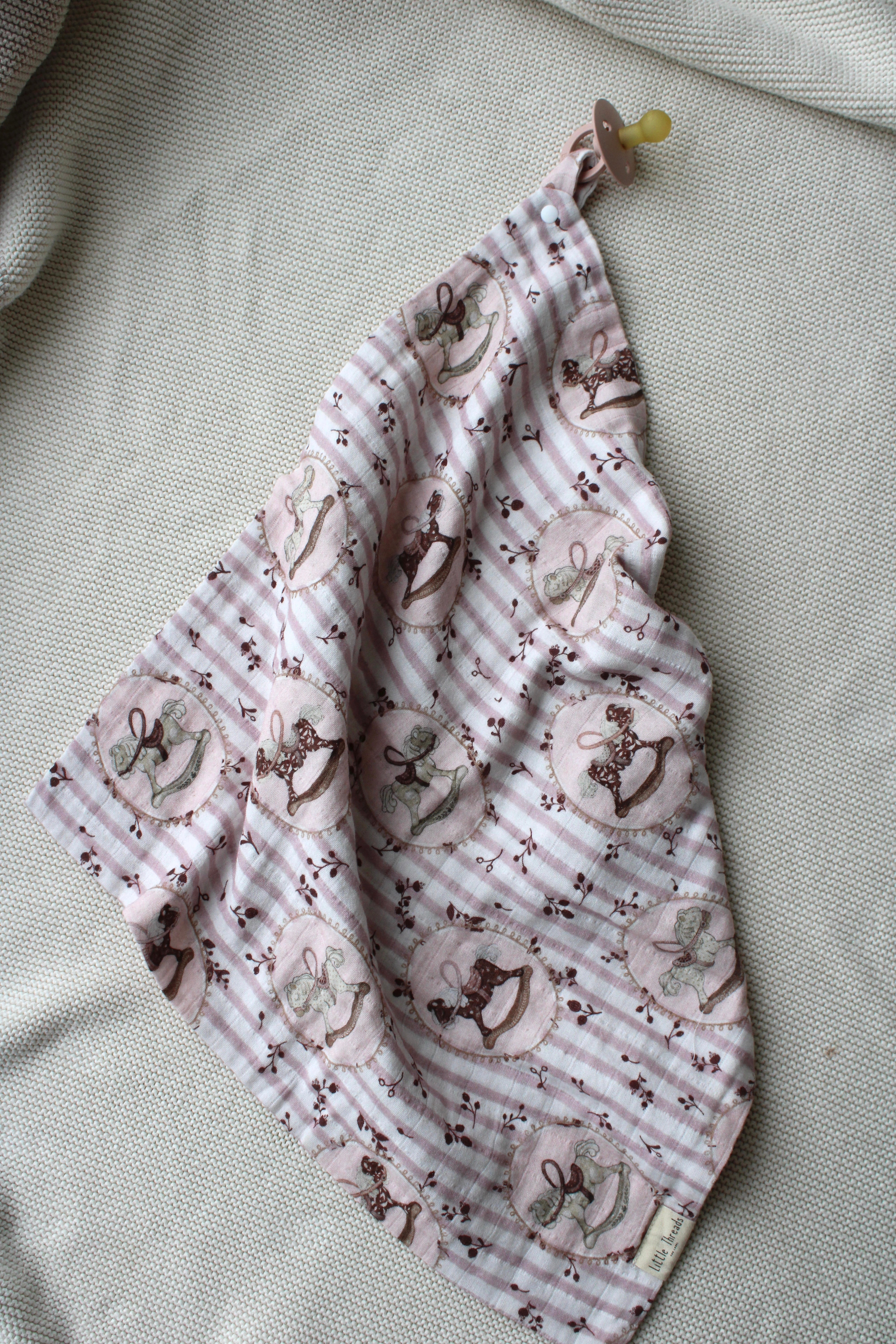 Rose Rocking Horse Lovey