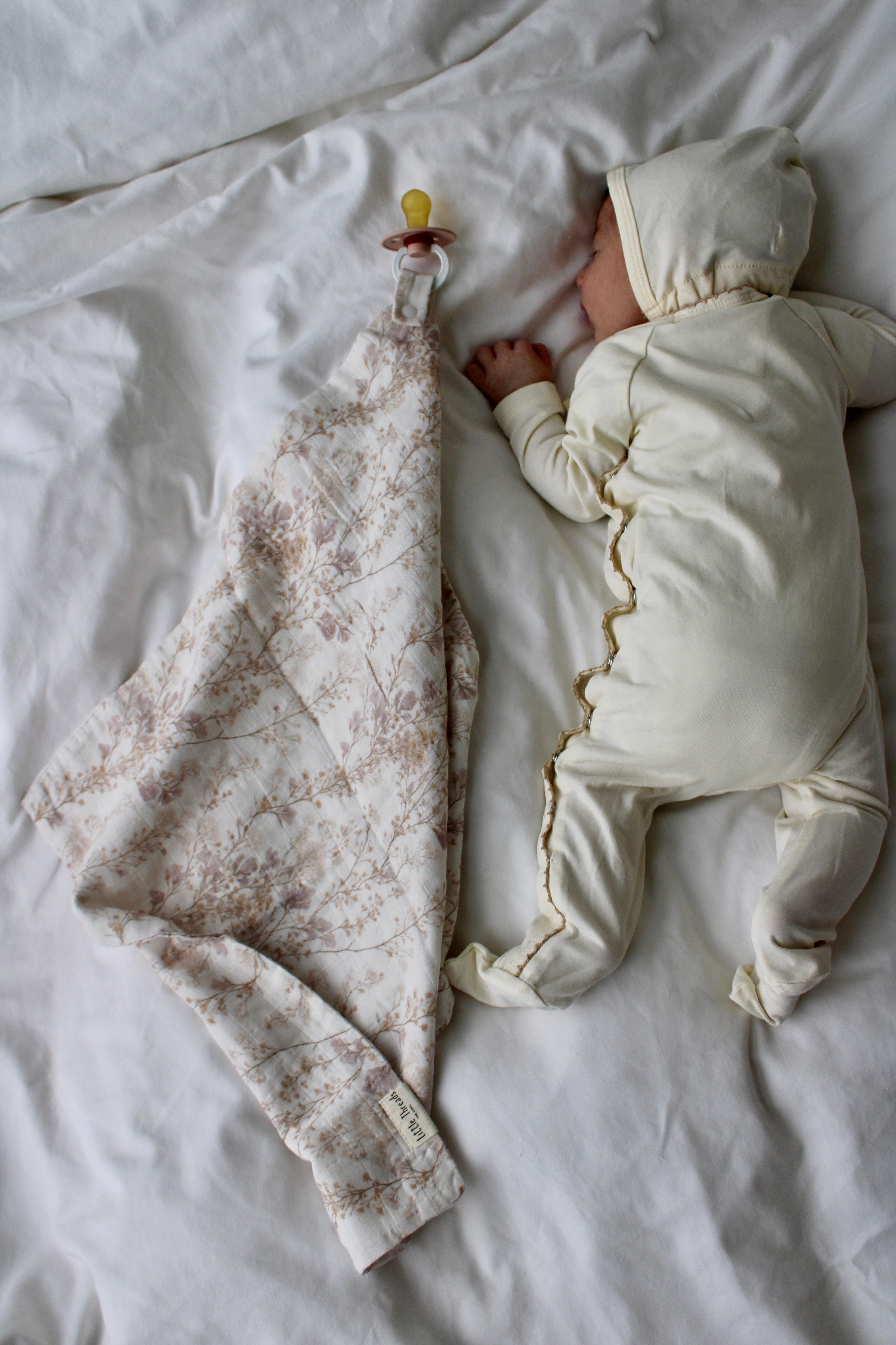 BUNDLE Delicate Neutral Branches Muslin Blanket & Lovey