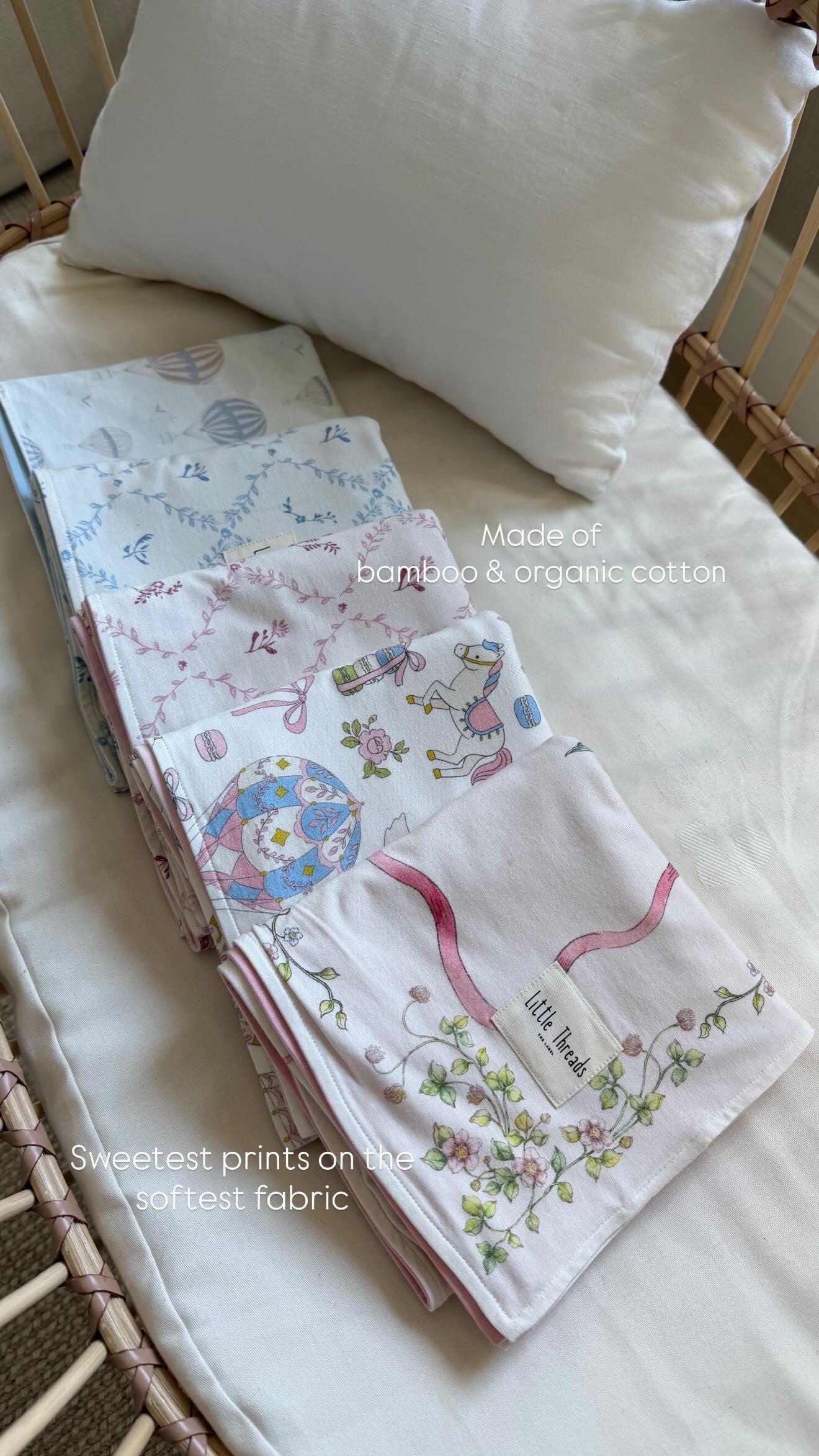 Pink Lattice Jersey Blanket