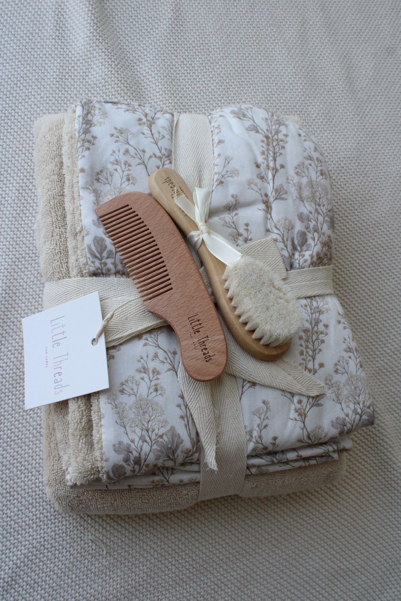 Wooden Baby Brush & Comb Set