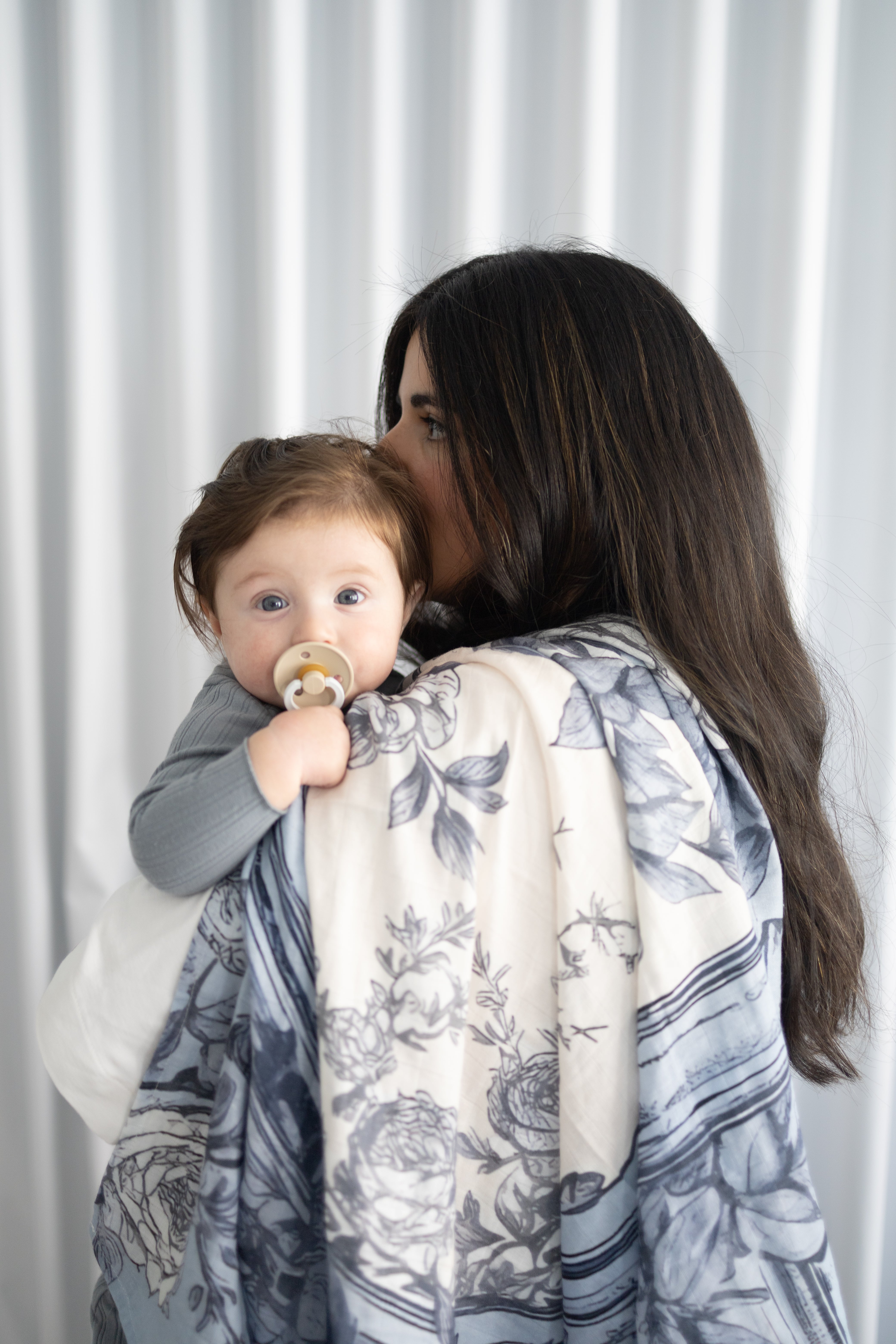 The Garden Window Muslin Blanket