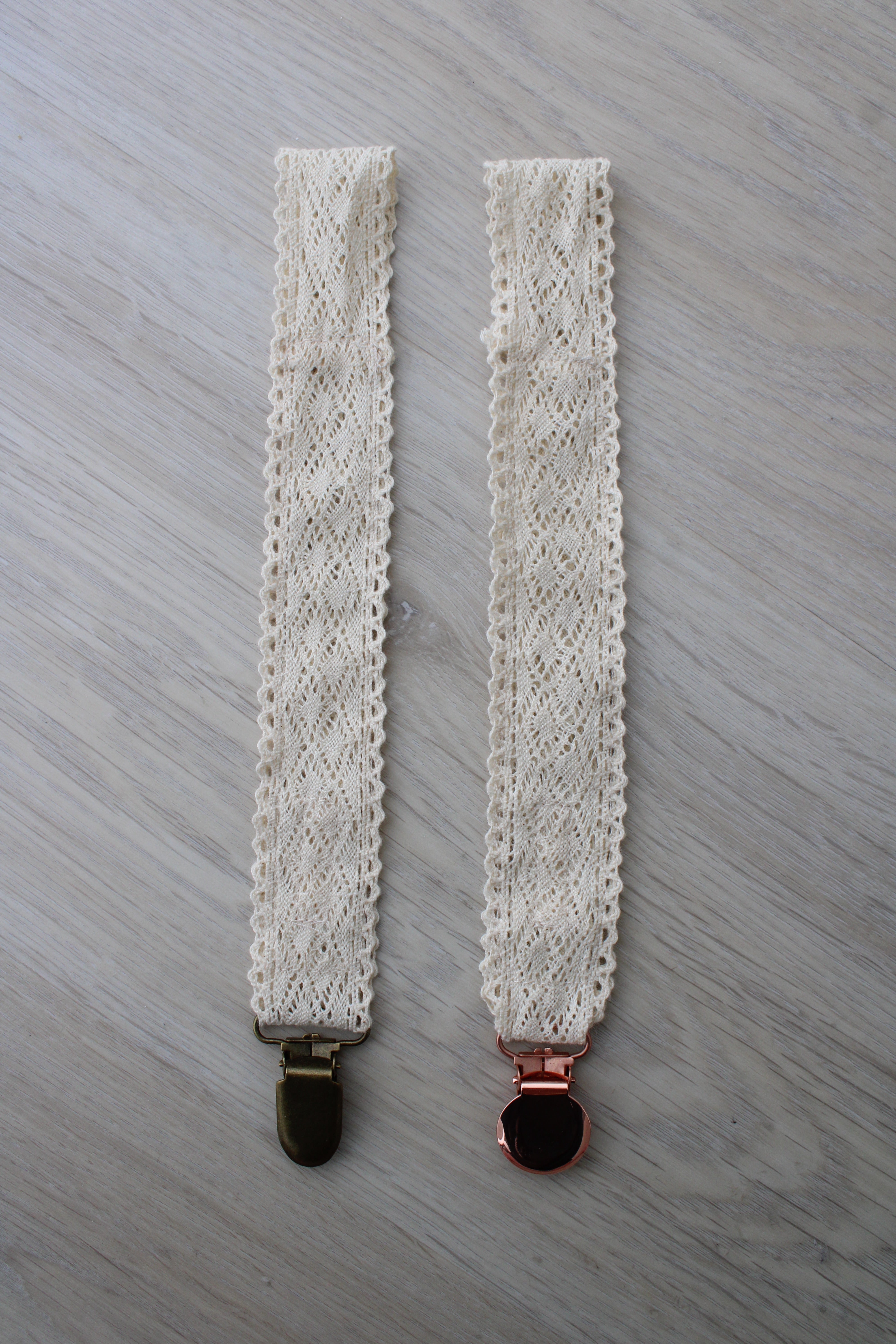 Diamond Crotchet Collection Pacifier Clip