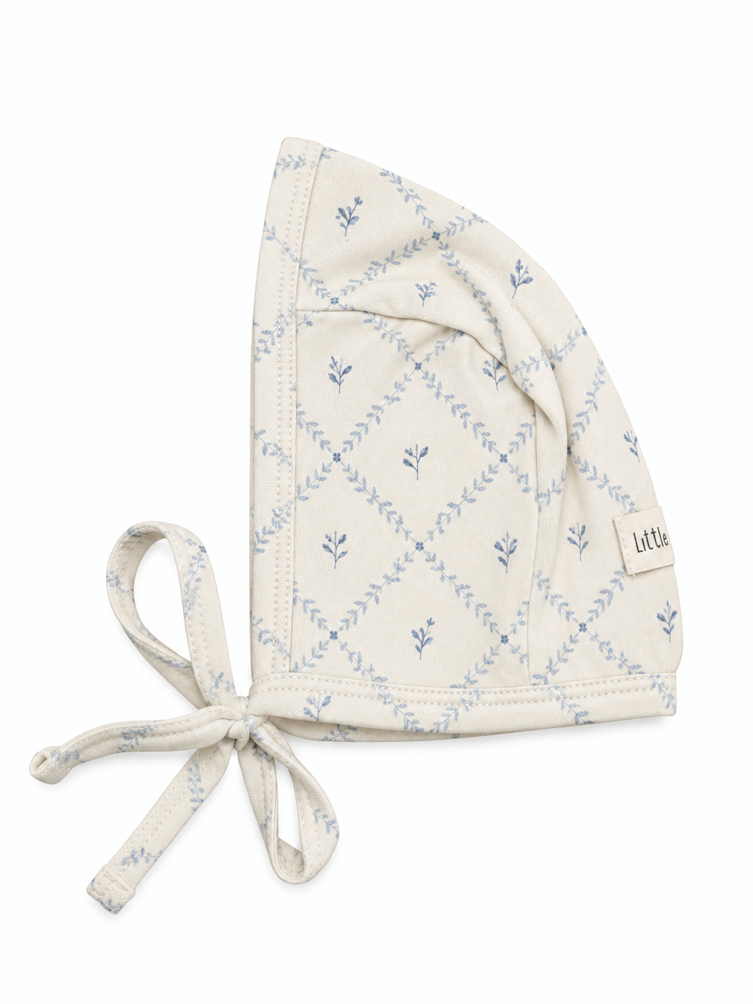 Blue Lattice Bonnet