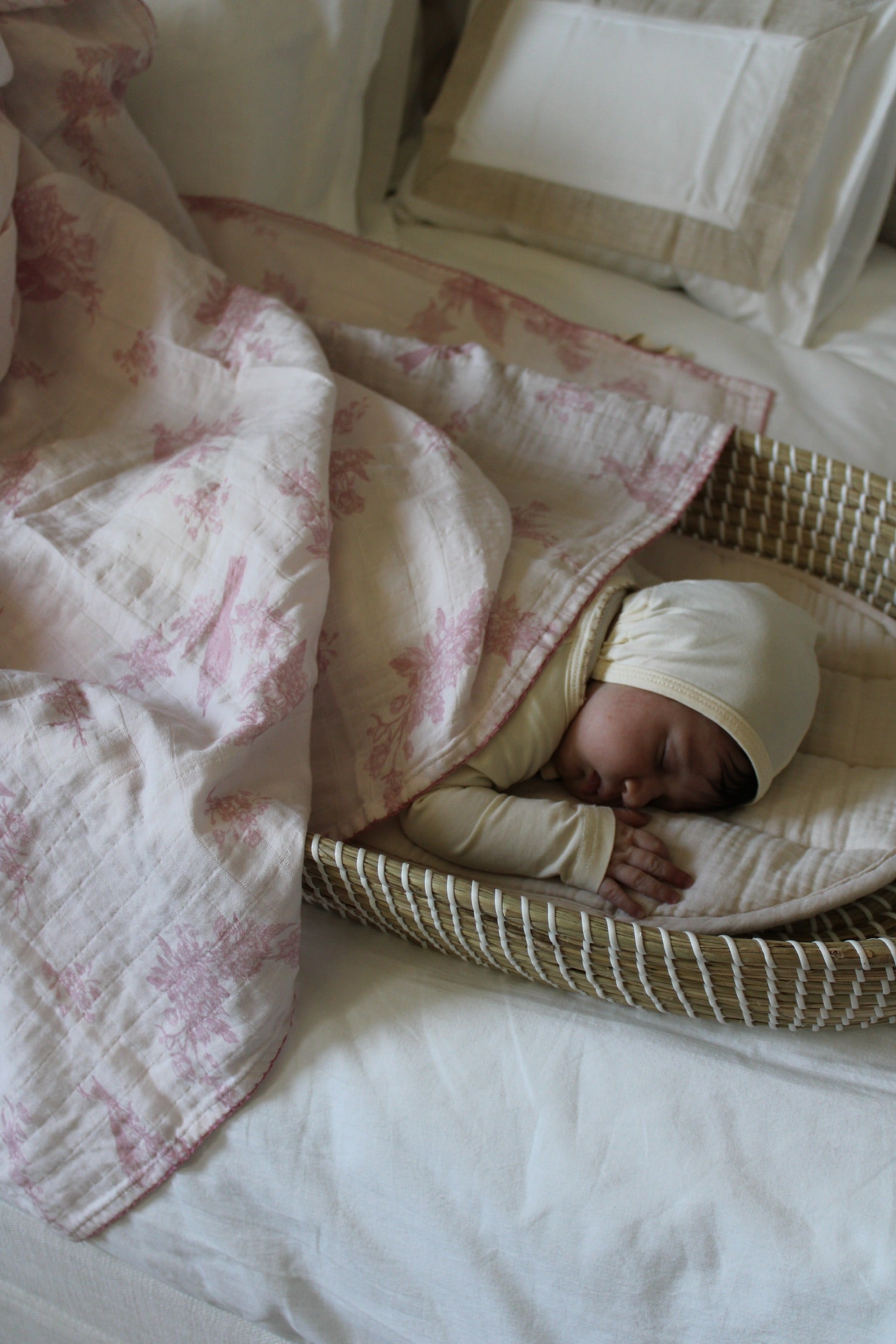 BUNDLE Little Pink Bird Muslin Blanket & Lovey