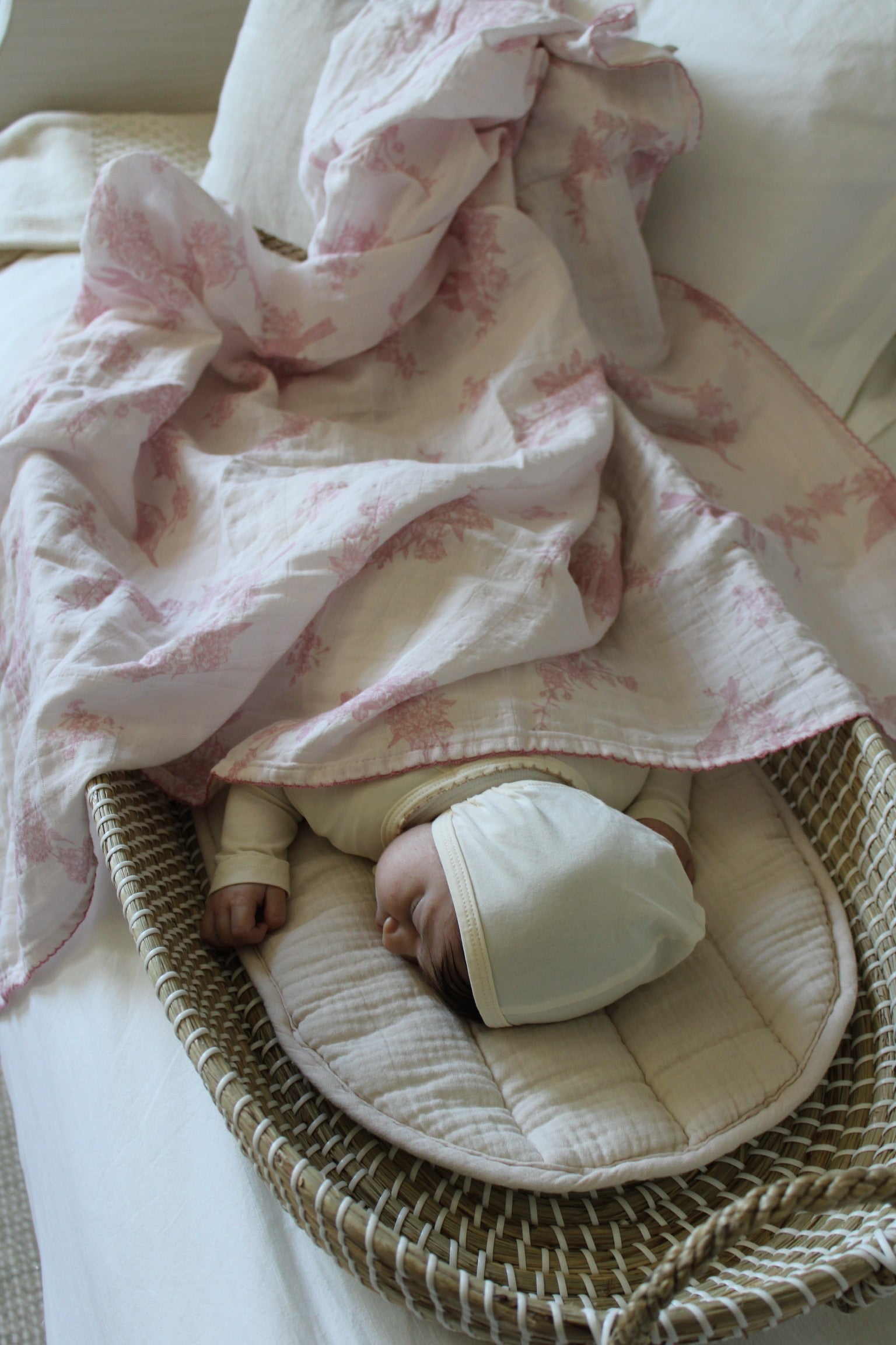 BUNDLE Little Pink Bird Muslin Blanket & Lovey