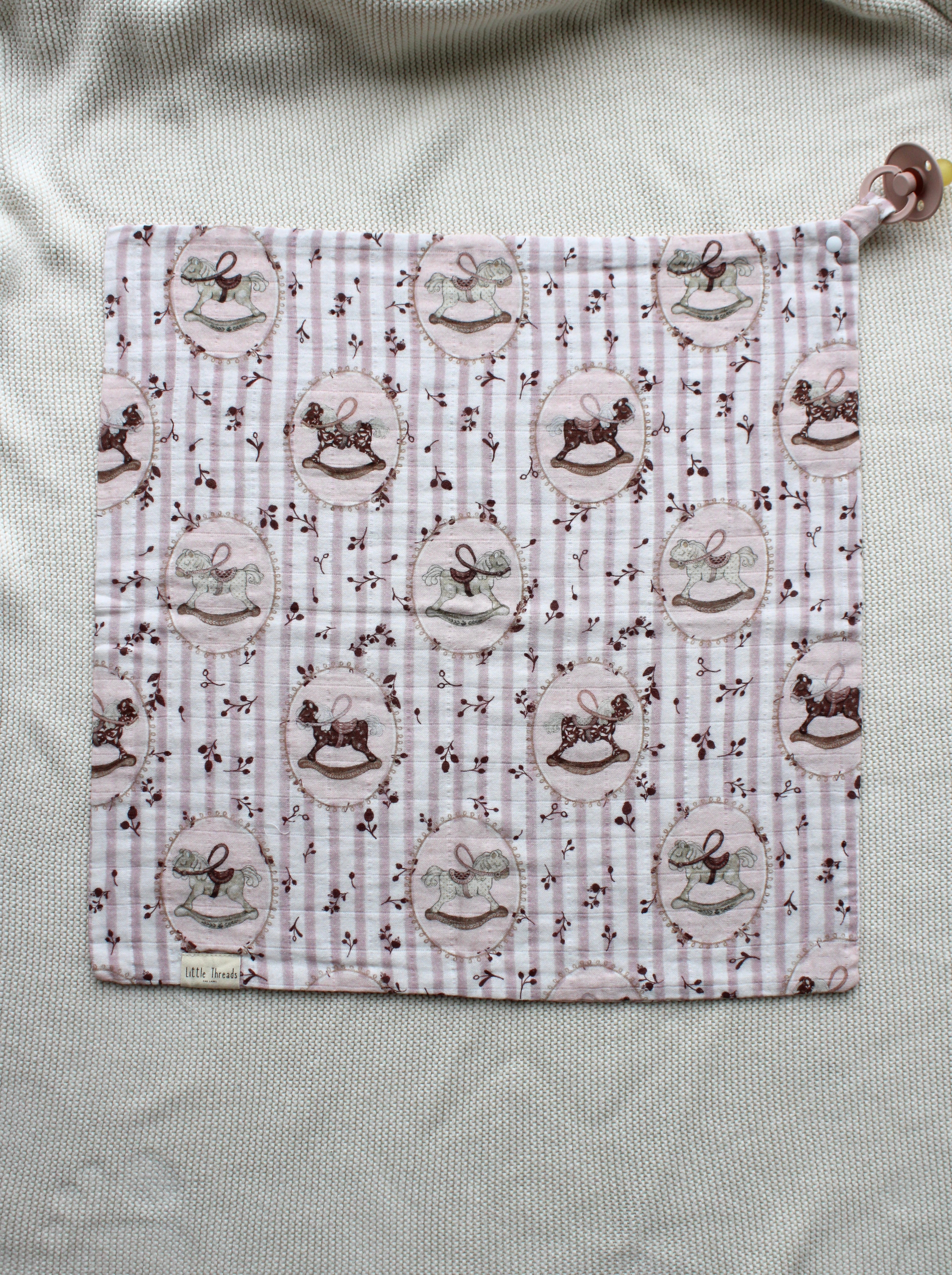 Rose Rocking Horse Lovey