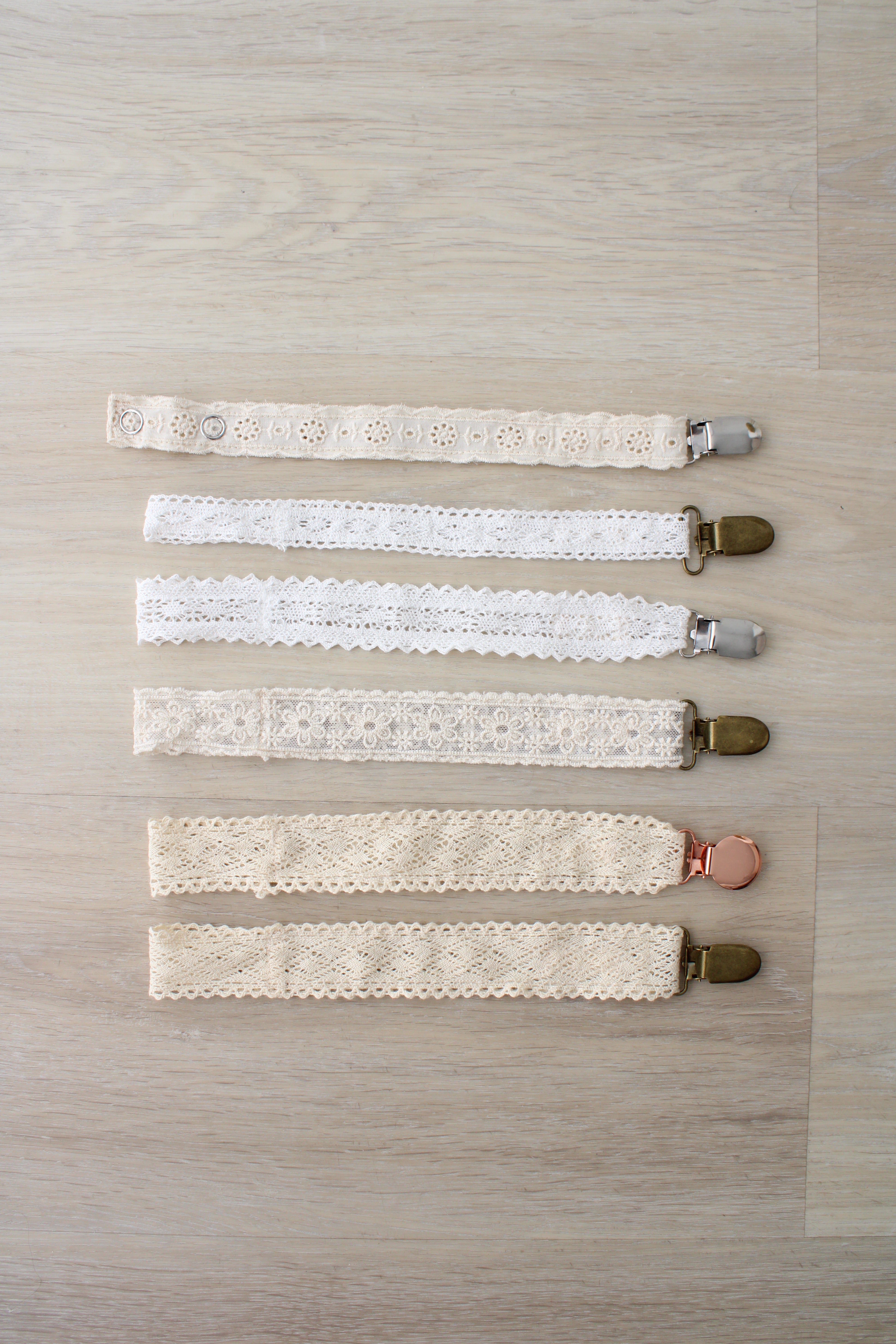 Diamond Crotchet Collection Pacifier Clip