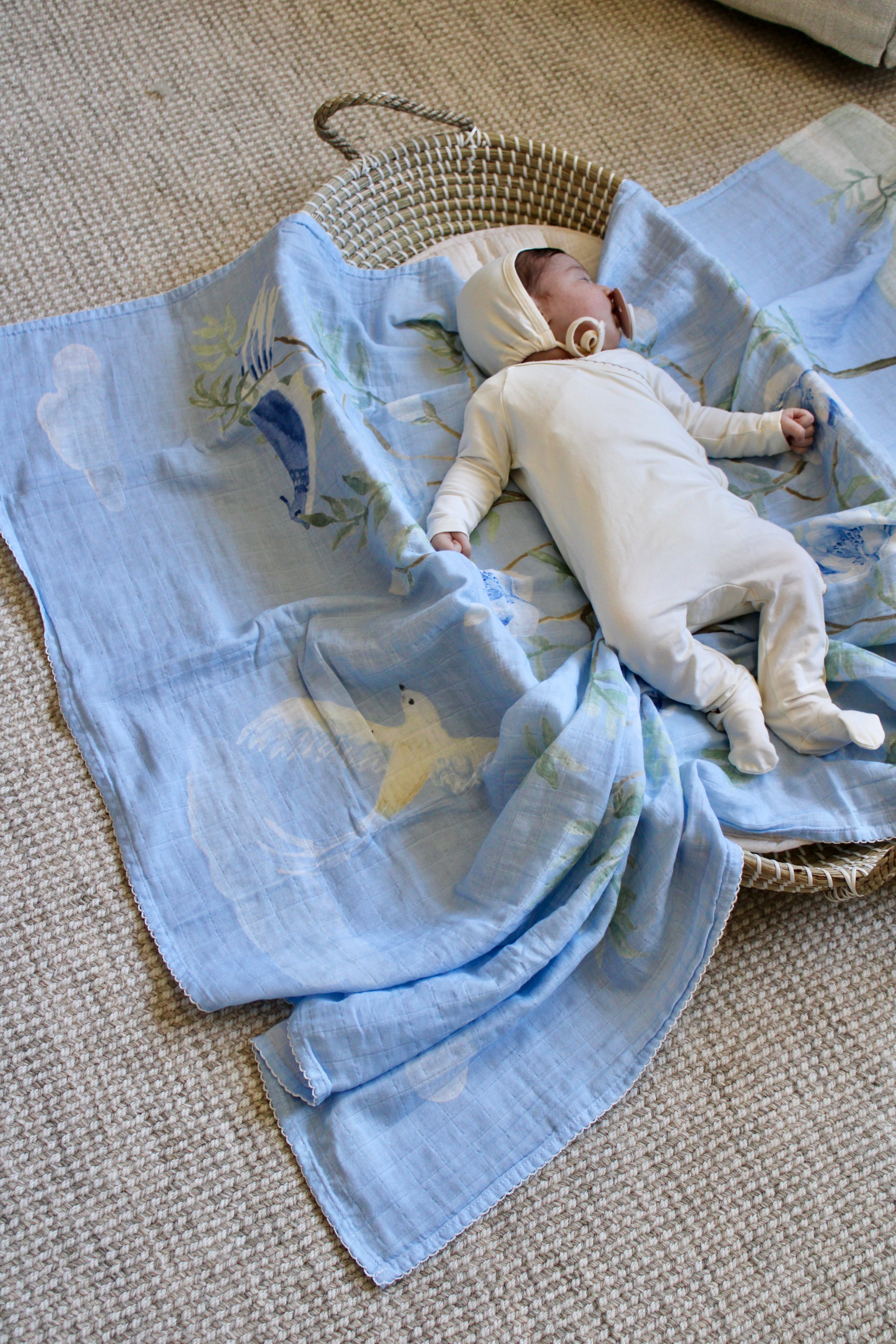 The Dove Muslin Blanket