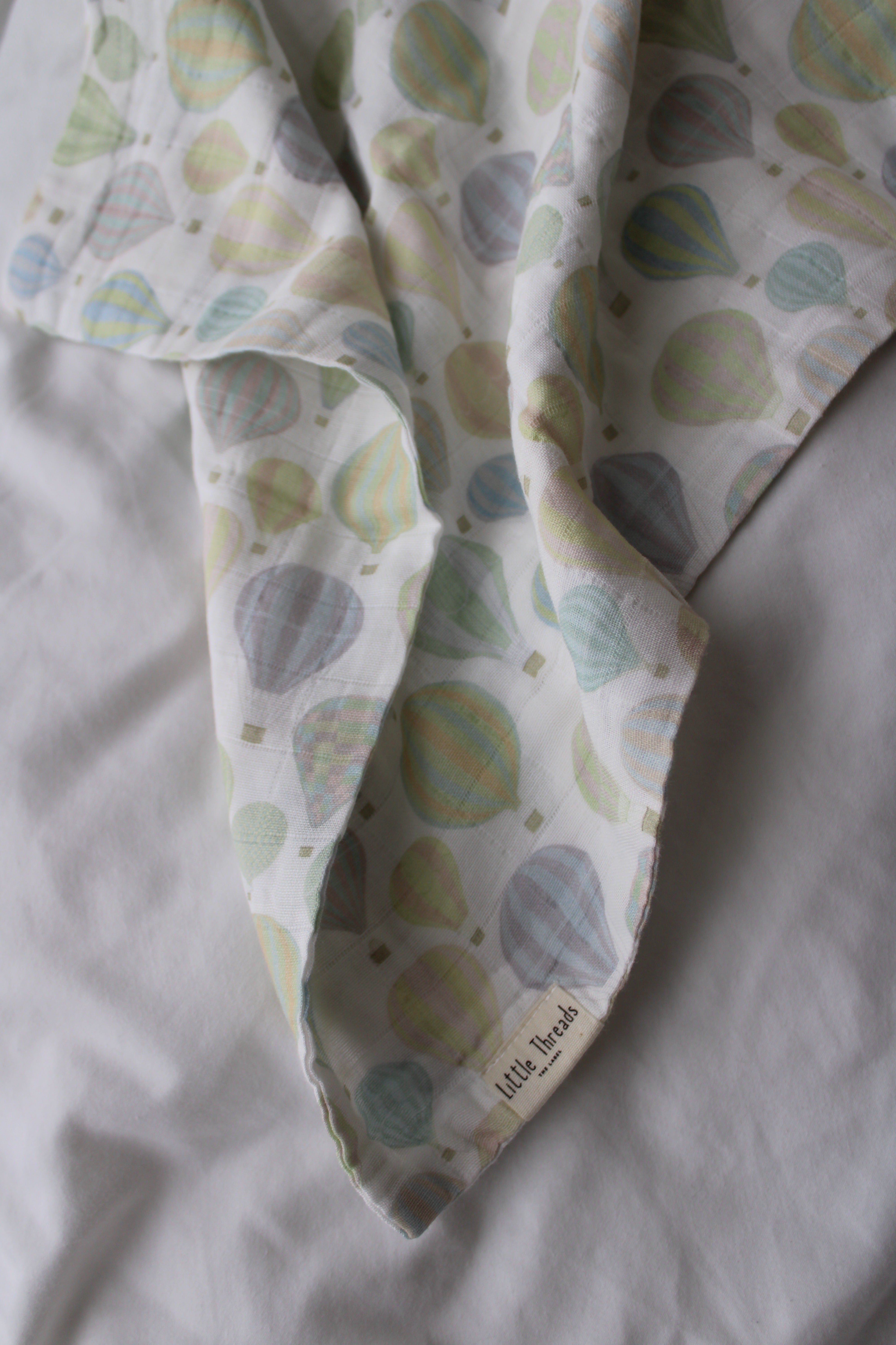 BUNDLE Pastel Air Balloon Muslin Blanket & Lovey