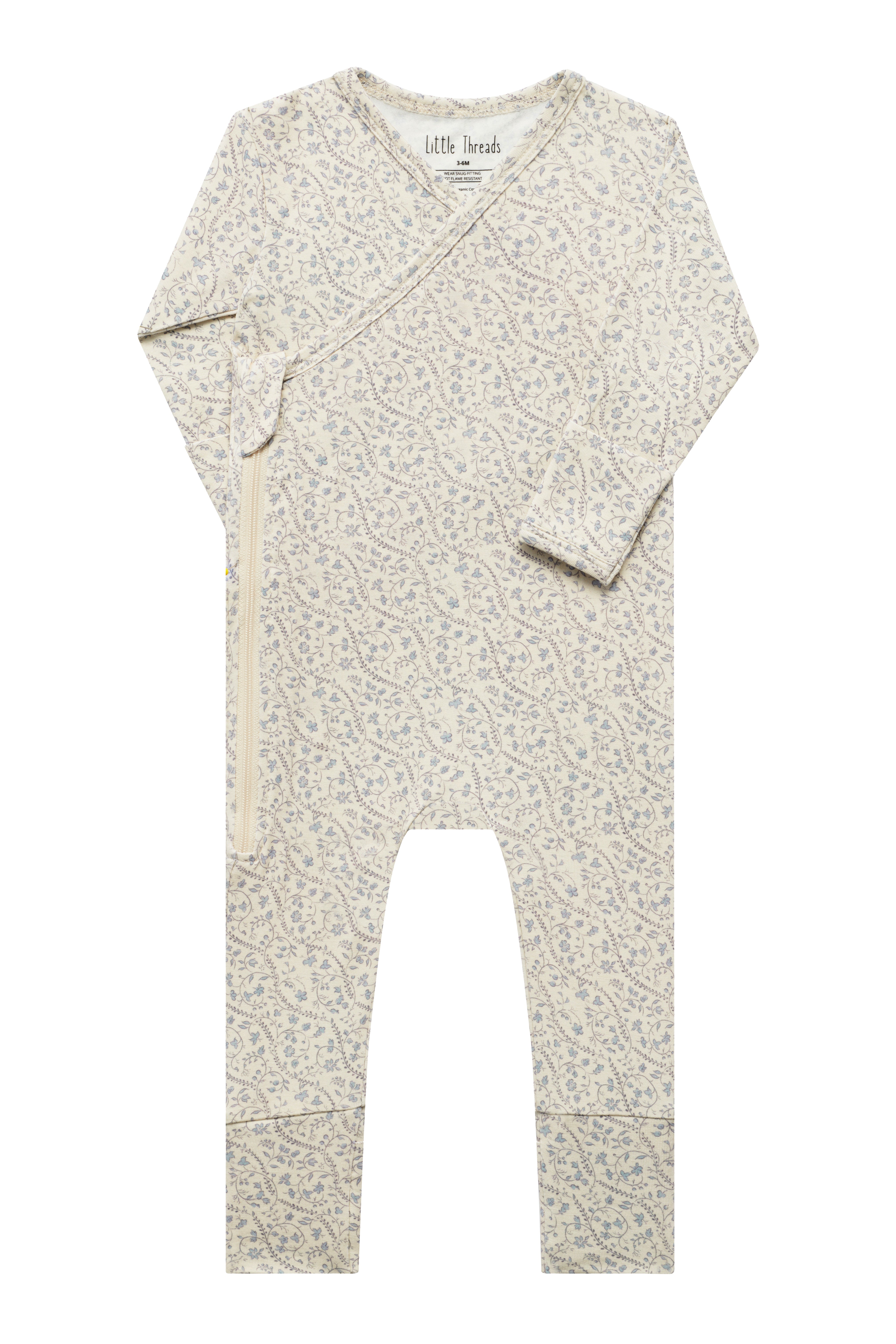 Bluebell Heirloom Vine Bamboo Wrap Footie