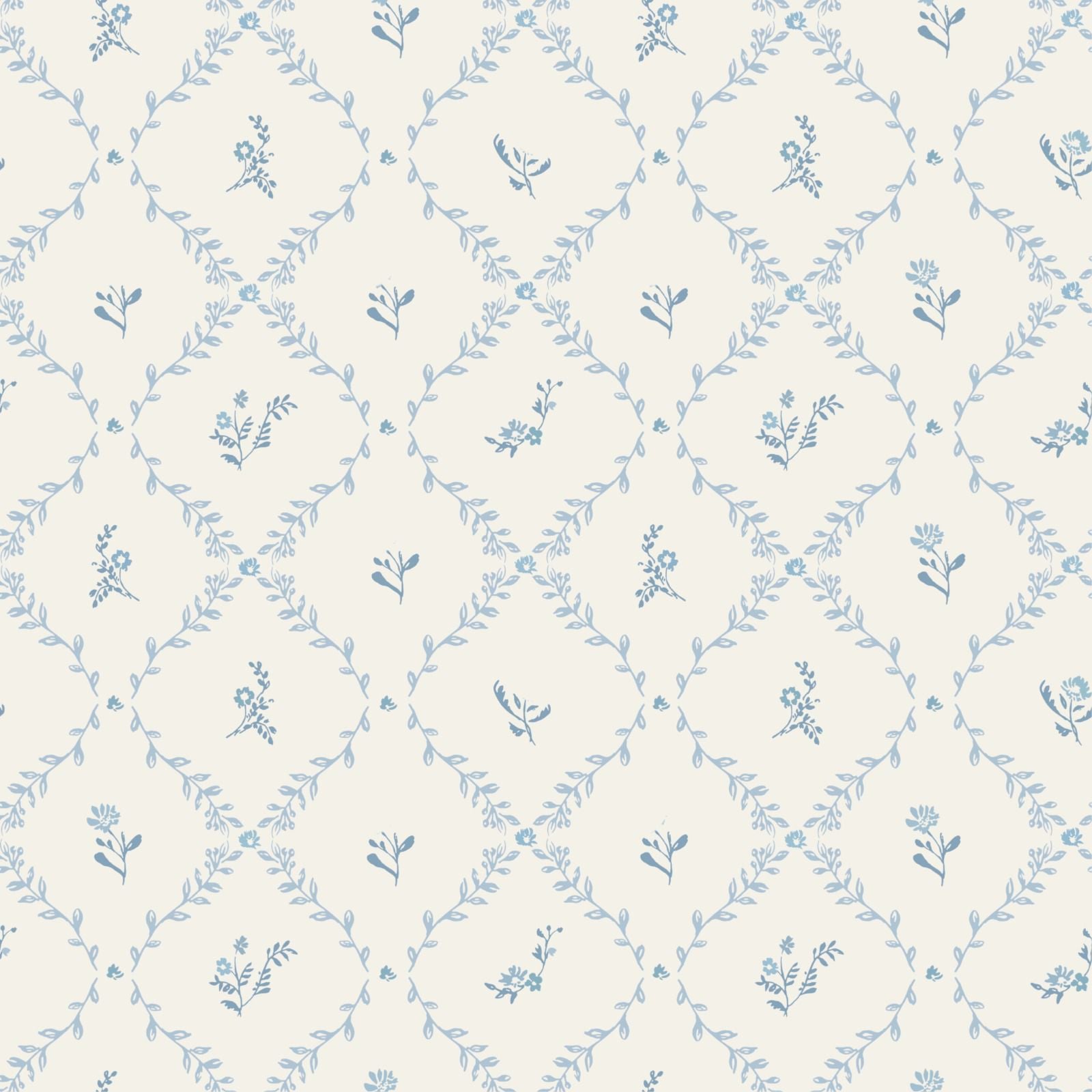 Blue Lattice Muslin Blanket